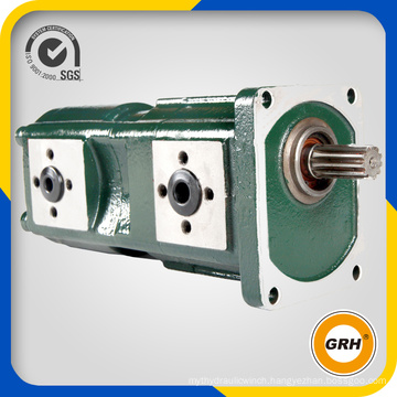 High Pressure Double Tandem Hydraulic Rotary Gear Oil Pump